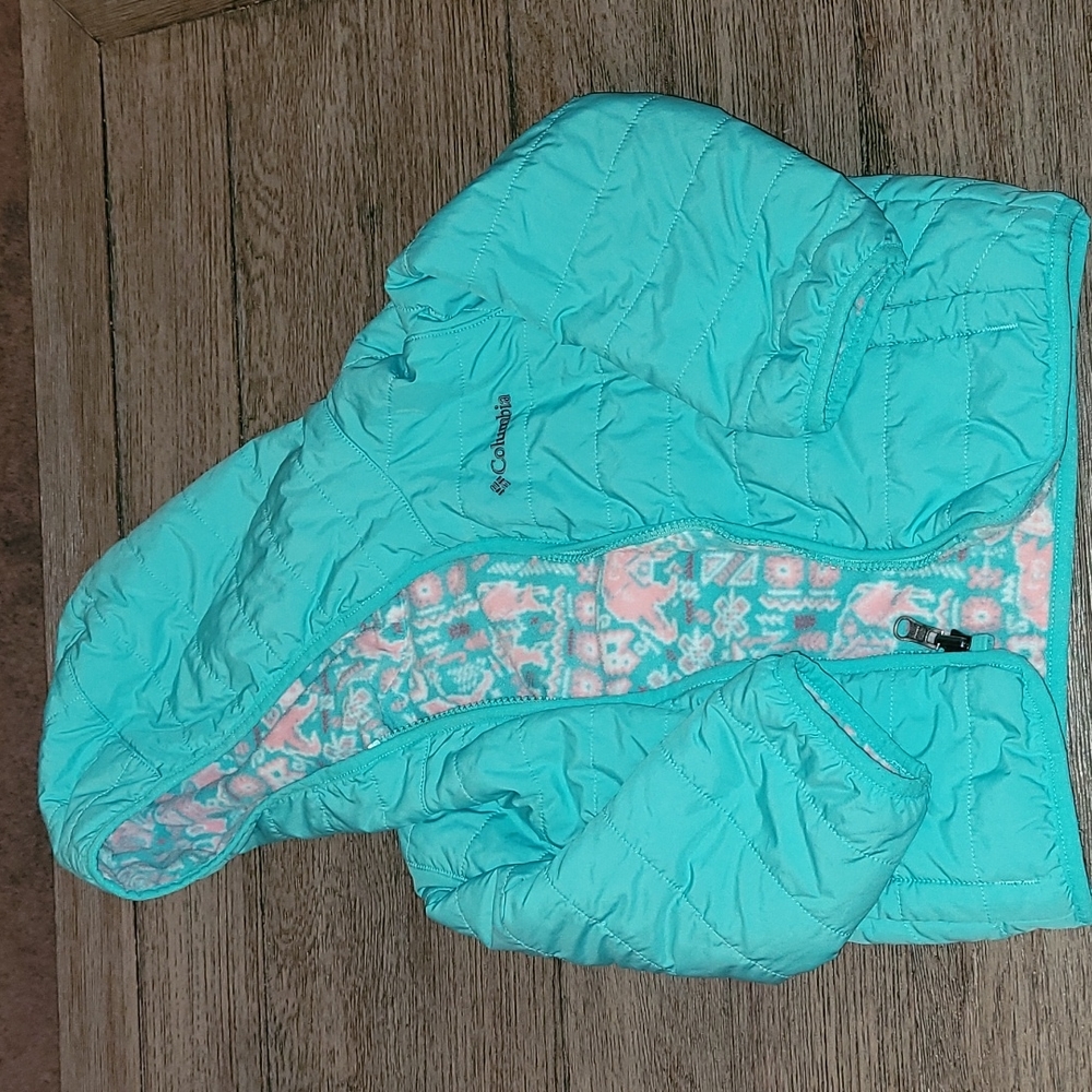 3t Columbia reversible coat